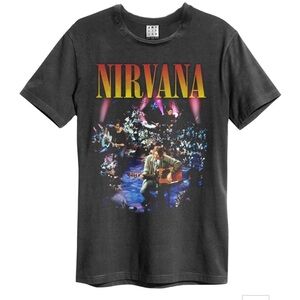 NIRVANA Unplugged Relaxed Graphic Tee Men’s XL Music Band T-shirt Black 2008 EUC